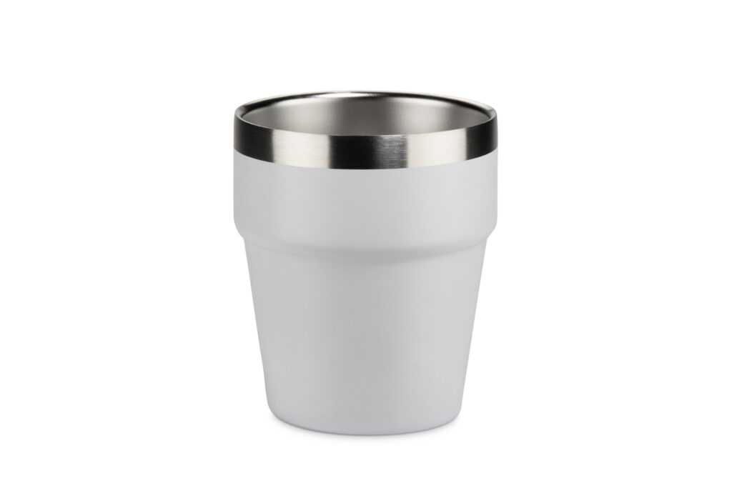 Kubek z recyklingowanej stali nierdzewnej MAKEL 300 ml