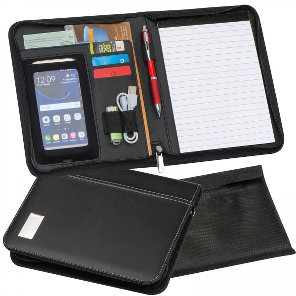 Folder A5 z notatnikiem w linie LOGAN