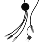 Kabel 4w1 z podświetlanym logo długi 120 cm – zdjęcie produktu