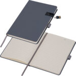 Notatnik A5 w linie z USB 16GB FRANCESCO – zdjęcie produktu