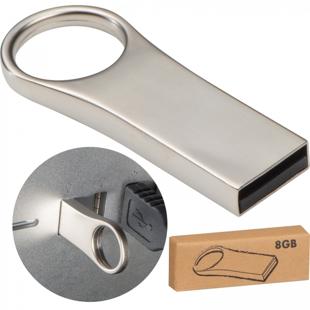 Pendrive metalowy 8GB 2.0 ROSEMARIE