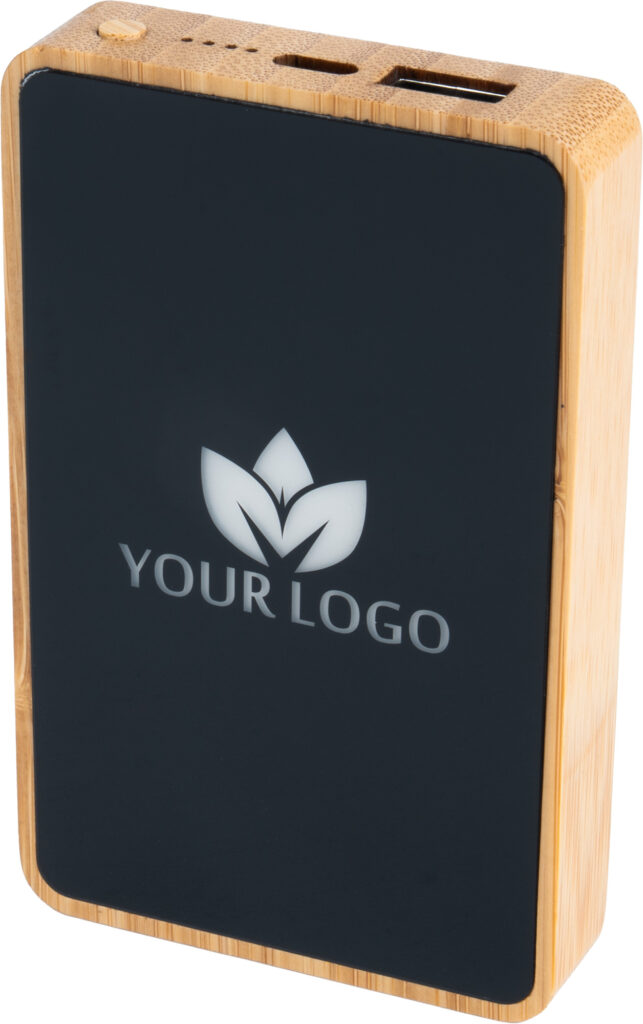 Power Bank 5000 mAh z podświetlanym logo