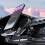 Samochodowy uchwyt do telefonu, magnetyczna ładowarka bezprzewodowa 25W Aukey – zdjęcie produktu