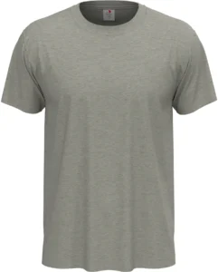 T-shirt unisex 155 g/m2, Classic-T Grey Heather, rozmiar S
