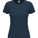 T-shirt damski 155 g/m2, Classic-T Navy Blue, rozmiar S – zdjęcie produktu