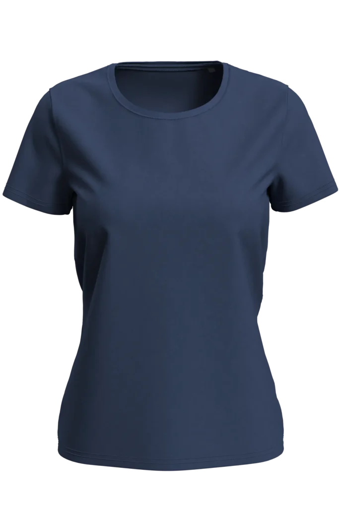 T-shirt damski 160 g/m2, Lux-T Navy Blue, rozmiar S