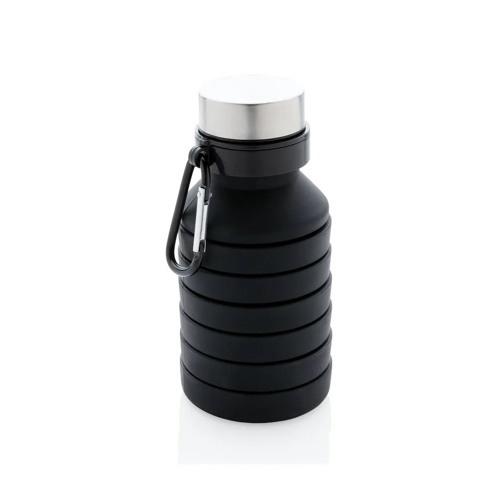 Składana butelka sportowa 550 ml z karabińczykiem