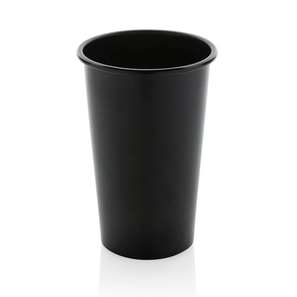 Lekki kubek podróżny 450 ml Alo, aluminium z recyklingu