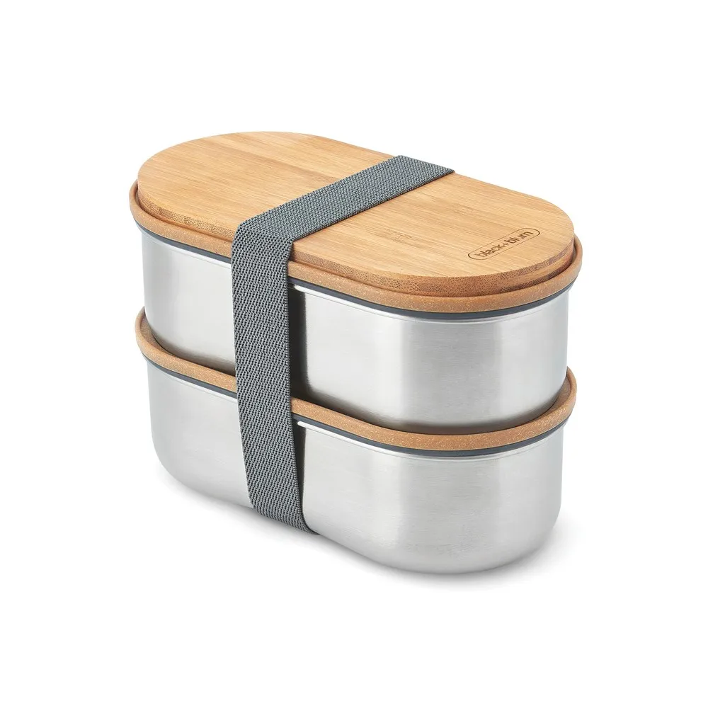 Lunchbox, pudełko śniadaniowe Black+Blum Double Bento