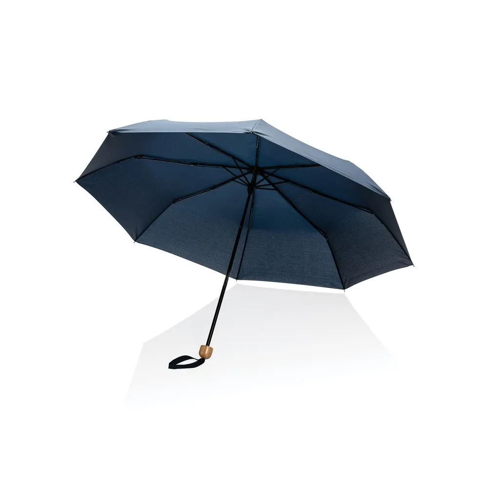 Mały bambusowy parasol 20.5″ AWARE™ RPET