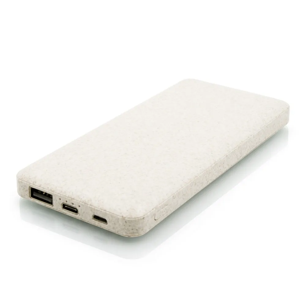 Power bank 8000 mAh ze słomy pszenicznej | Jenkins