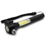 Latarka bezpieczeństwa 1 LED COB, przecinak do pasów, młotek bezpieczeństwa | Flint – zdjęcie produktu