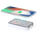 Magnetyczny bezprzewodowy power bank 5000 mAh, ładowarka bezprzewodowa 15W – zdjęcie produktu