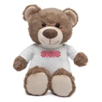 Maskotka Big Teddy w koszulce z motywem świątecznym – zdjęcie produktu